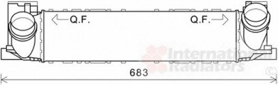 VAN WEZEL 06004464 -  Интеркулер